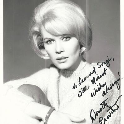 Dorothy Provine Signed Photo
