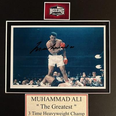Muhammad Ali signed photo