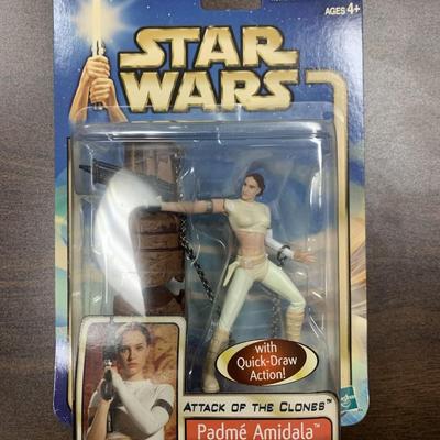 Star Wars unsigned Padme Amidala action figure