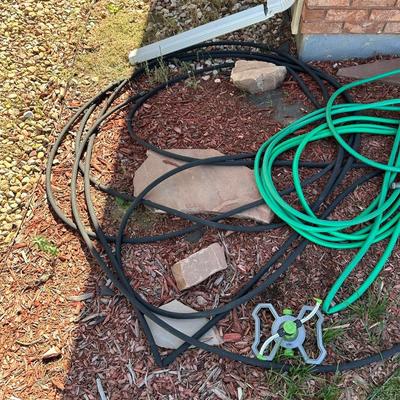GARDEN HOSES AND SPRINKLER