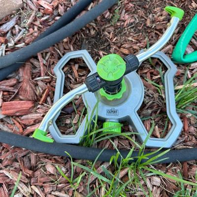 GARDEN HOSES AND SPRINKLER