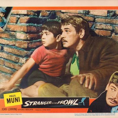 Stranger on the Prowl set of 8 original lobby cards