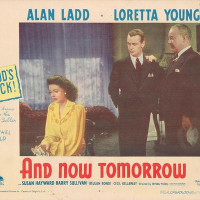 And Now Tomorrow 
1944 original vintage lobby card