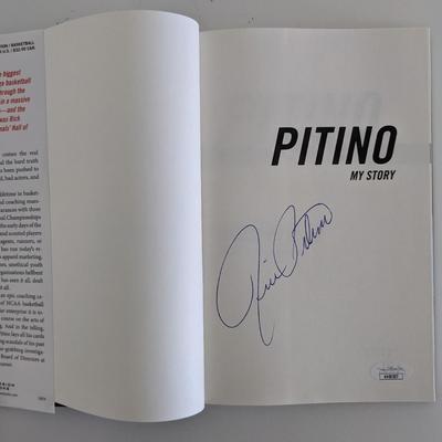 Rick Pitino signed hard cover book JSA