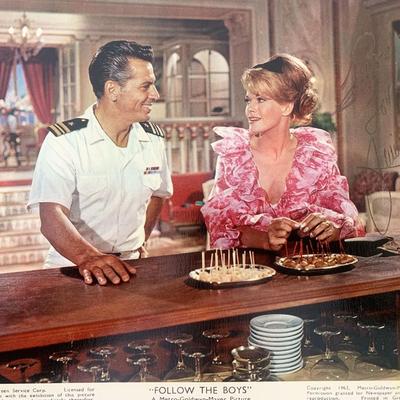 Follow the Boys Janis Paige signed movie photo