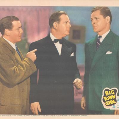 Big Town Girl 1937 original vintage lobby card