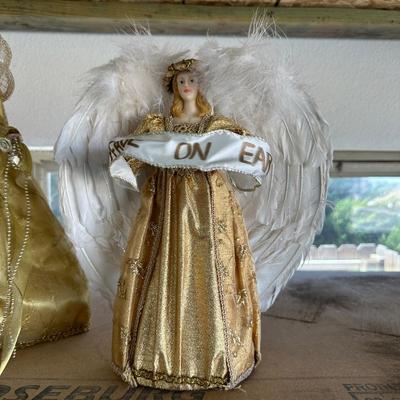 2 TREE TOPPER ANGELS