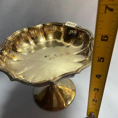 Chippendale fluted candy dish