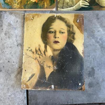 PHOTO TO Max Factor from Marguerite De La Motte SILENT FILM ACTRESS