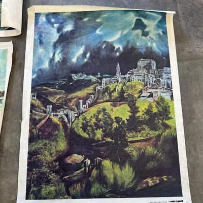 ARTWORK BY EL GRECO, MONET & 1 OTHER