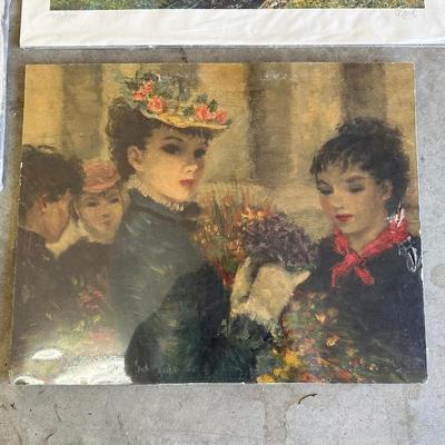 VINTAGE ARTWORK 1 IS SIGNED AND NUMBERED