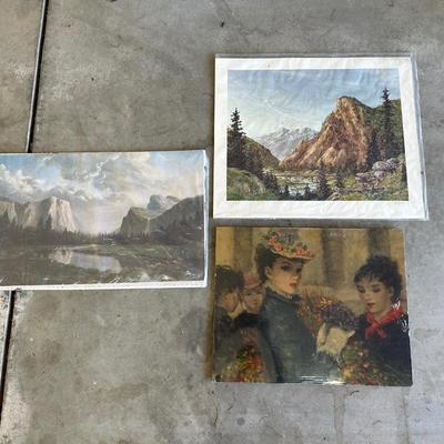 VINTAGE ARTWORK 1 IS SIGNED AND NUMBERED