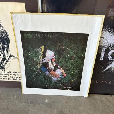 NATIVE AMERICAN THEMED ART