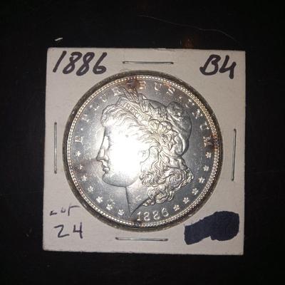 1886 P morgan