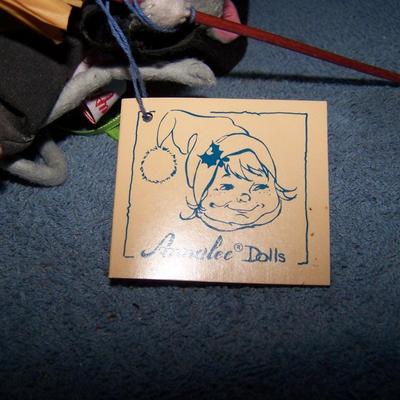 LOT 20 ADORABLE COLLECTABLE ANNALEE HALLOWEEN BAT & MOUSE