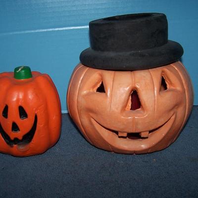 LOT 21 GREAT HALLOWEEN JOLs CANDLE AND CANDLE LIGHT