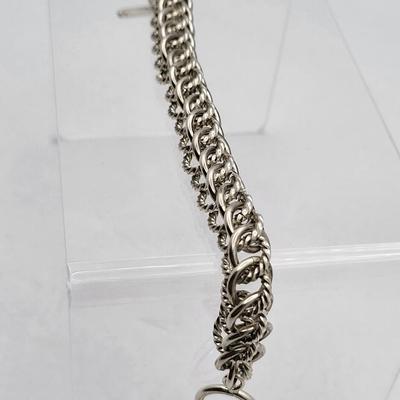 Circle Links Sterling Bracelet 36gr