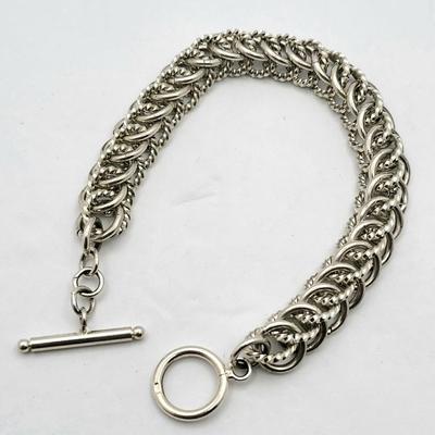 Circle Links Sterling Bracelet 36gr