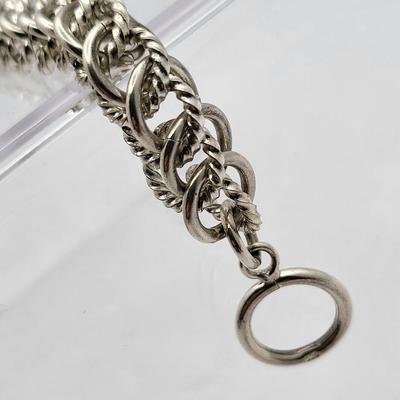 Circle Links Sterling Bracelet 36gr