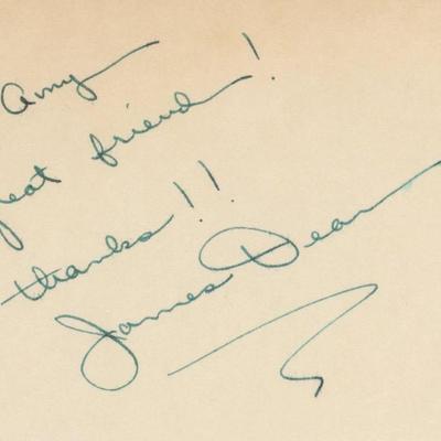 James Dean signature cut
