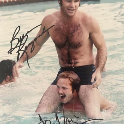 Deliverance Burt Reynolds, Jon Voight signed movie photo. GFA Authenticated