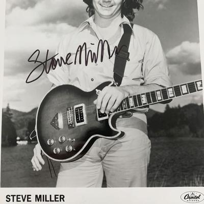 Steve Miller signed photo. GFA Authenticated
