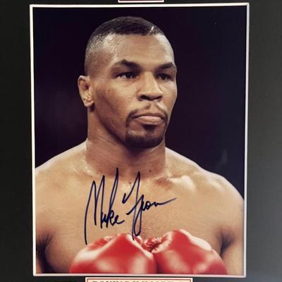 Mike Tyson signed photo