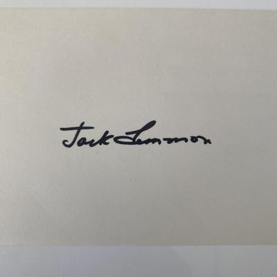 Some like It Hot Jack Lemmon signature 