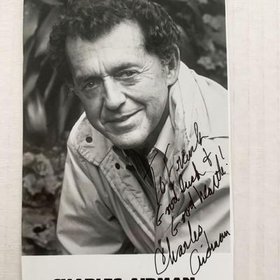 Charles Aidman signed photo