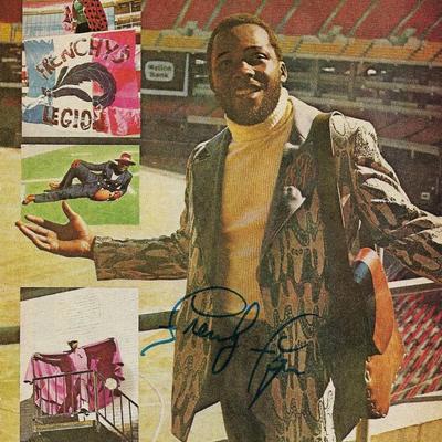 John "Frenchy" Fuqua signed magazine photo