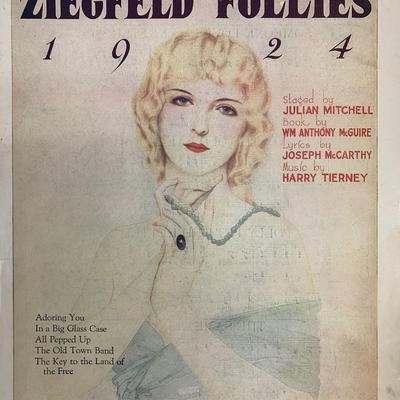 Adoring You Ziegfeld Follies unsigned sheet music