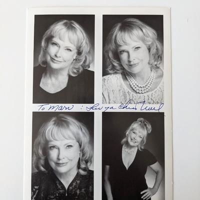 Chris Noel signed photo