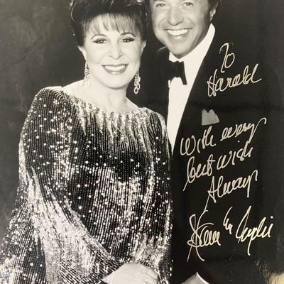 Steve Lawrence & Eydie Gorme signed photo