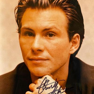 Christian Slater signed photo