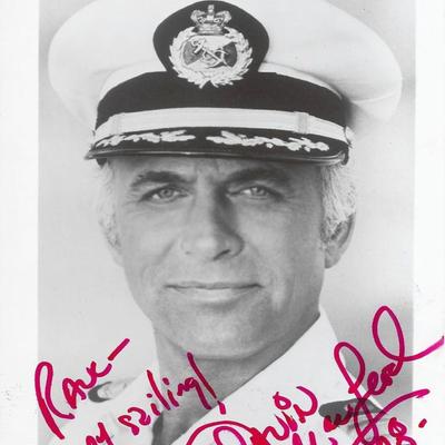 The Love Boat Gavin MacLeod signed photo