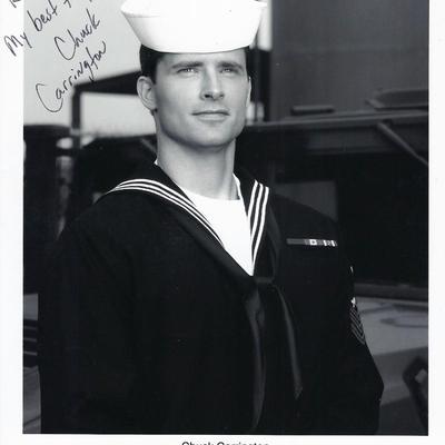 JAG Chuck Carrington signed photo