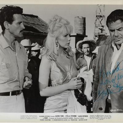 Rages Stella Stevens Signed Promo Photo