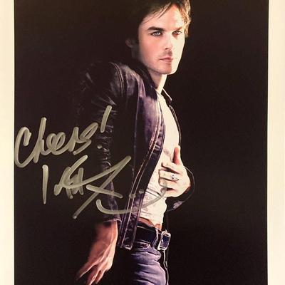 Ian Somerhalder signed photo