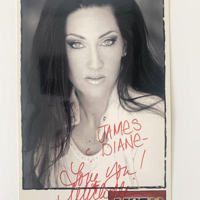 Hot 92 Jams DJ Michelle Visage signed promo card