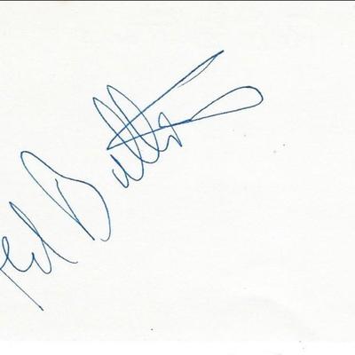 Red Buttons original signature 