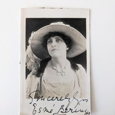 Esme Beringer signed photo