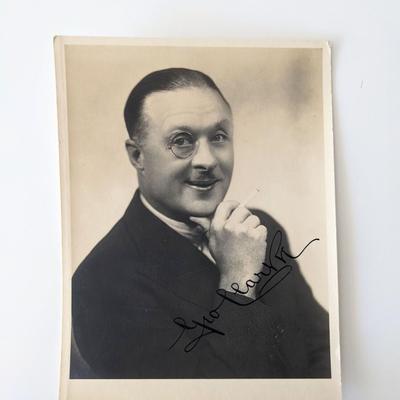 George Clark signed photo