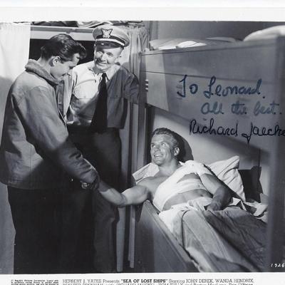 Sea of Lost Ships Richard Jaeckel signed movie photo