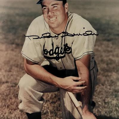 Duke Snider signed photo