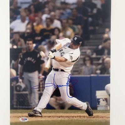 Jason Giambi signed photo (PSA/DNA)