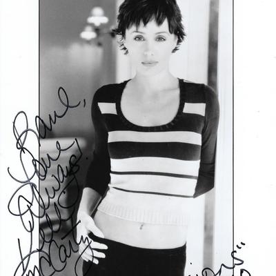 Kelli McCarty signed photo