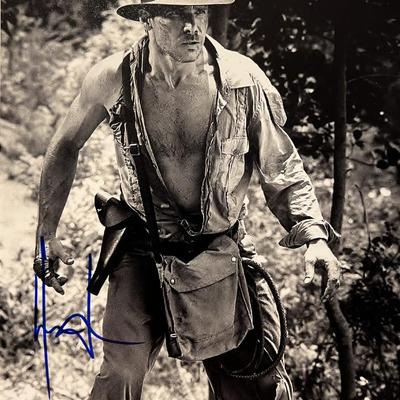 Indiana Jones Harrison Ford signed photo