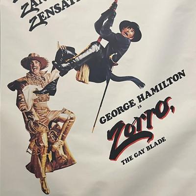 Zorro The Gay Blade 1981 original movie poster