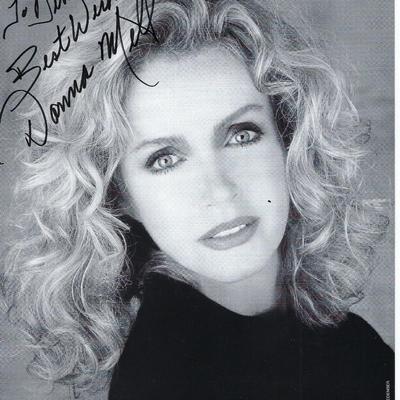 Donna Mills signed photo
