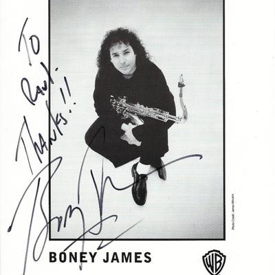 Boney James signed photo